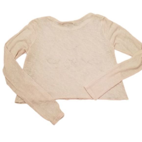 Love Thin Knit Long Sleeve Crop Top by Hype Sz M‎ - Picture 5 of 5